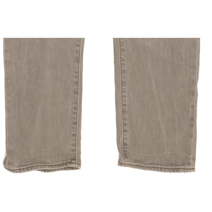 Levi's 522 Men Grey Straight Regular Stretch Jeans W34 L31