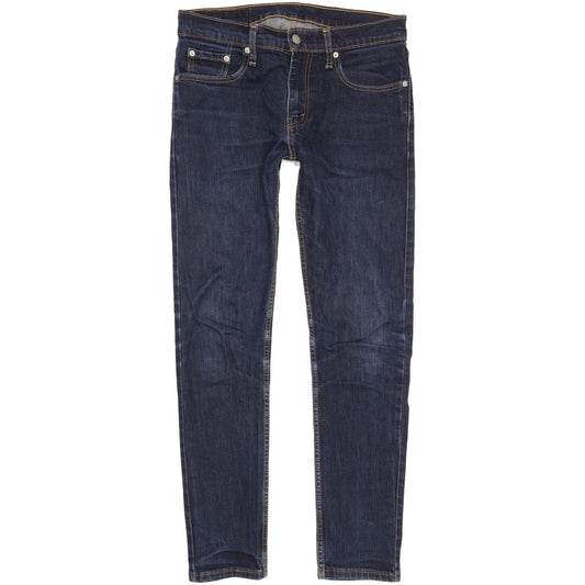 Levi's 512 Men Blue Tapered Slim Stretch Jeans W30 L30
