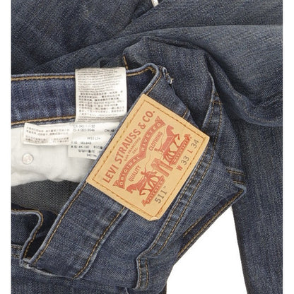 Levi's 511 Men Blue Straight Slim Stretch Jeans W33 L33