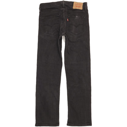 Levi's 514 Men Black Straight Slim Stretch Jeans W33 L31