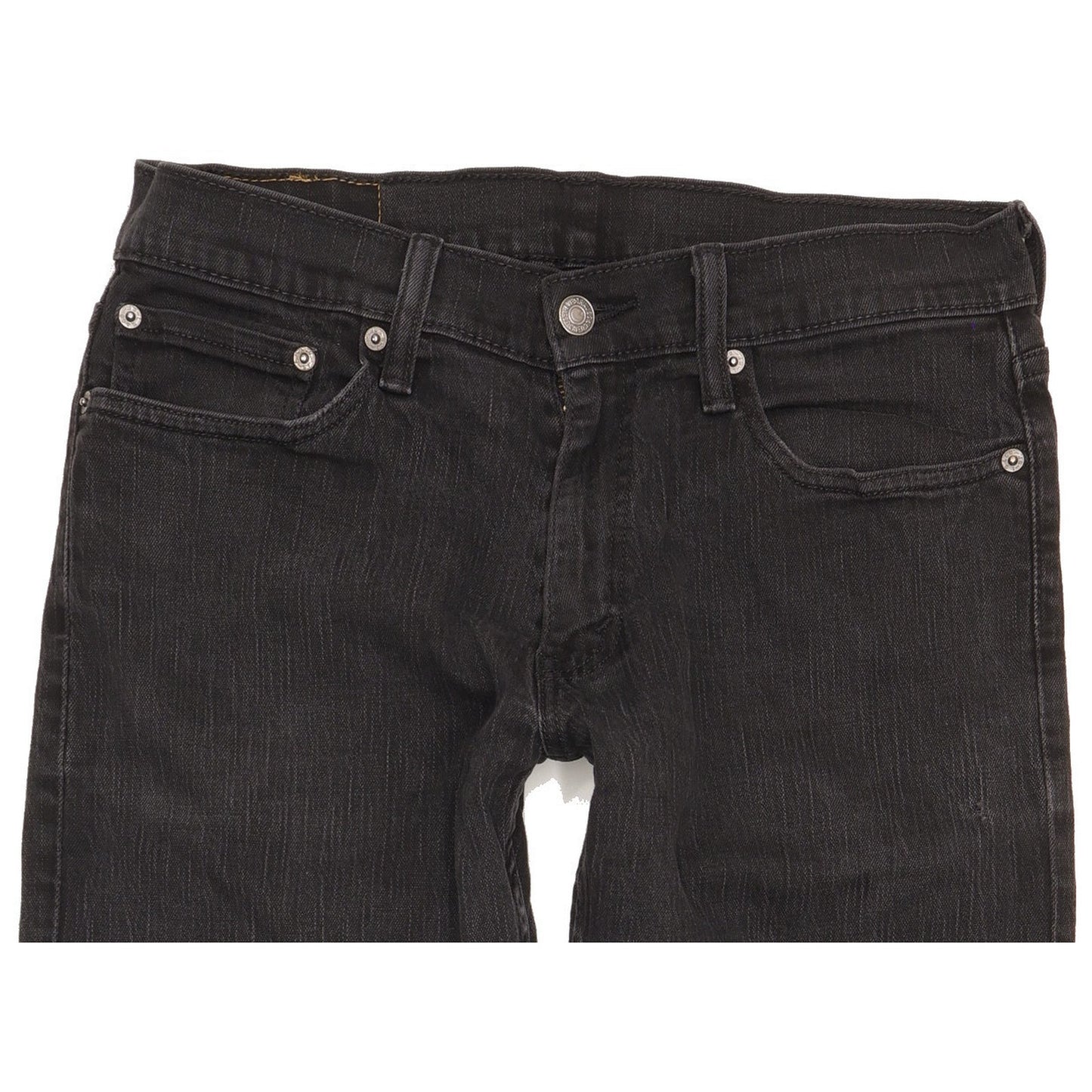 Levi's 514 Men Black Straight Slim Stretch Jeans W33 L31
