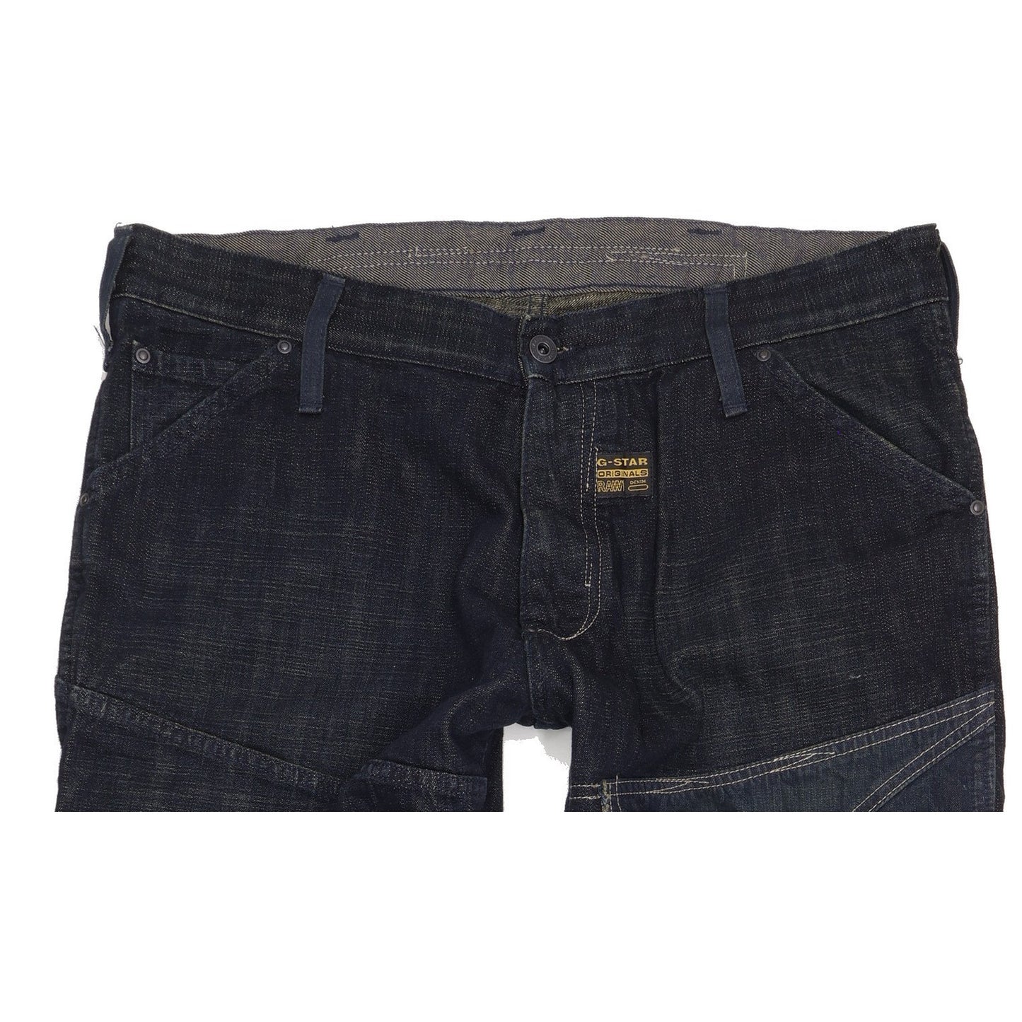 G-Star Concept Elwood Men Navy Straight Regular Jeans W36 L34
