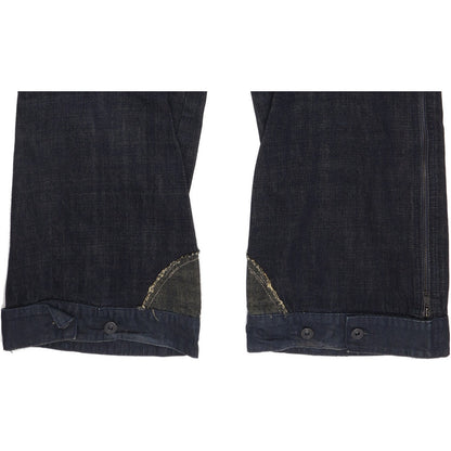 G-Star Concept Elwood Men Navy Straight Regular Jeans W36 L34