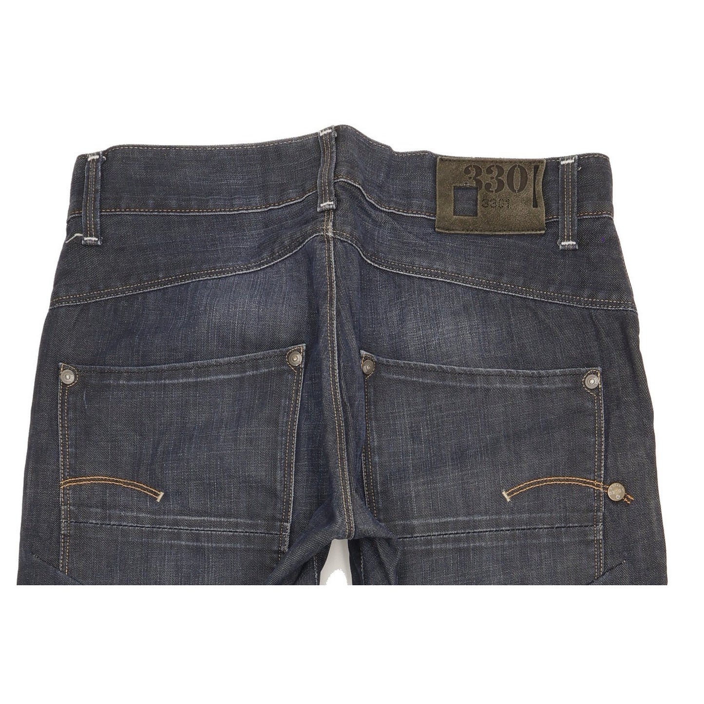 G-Star Men Navy Straight Regular Jeans W30 L30