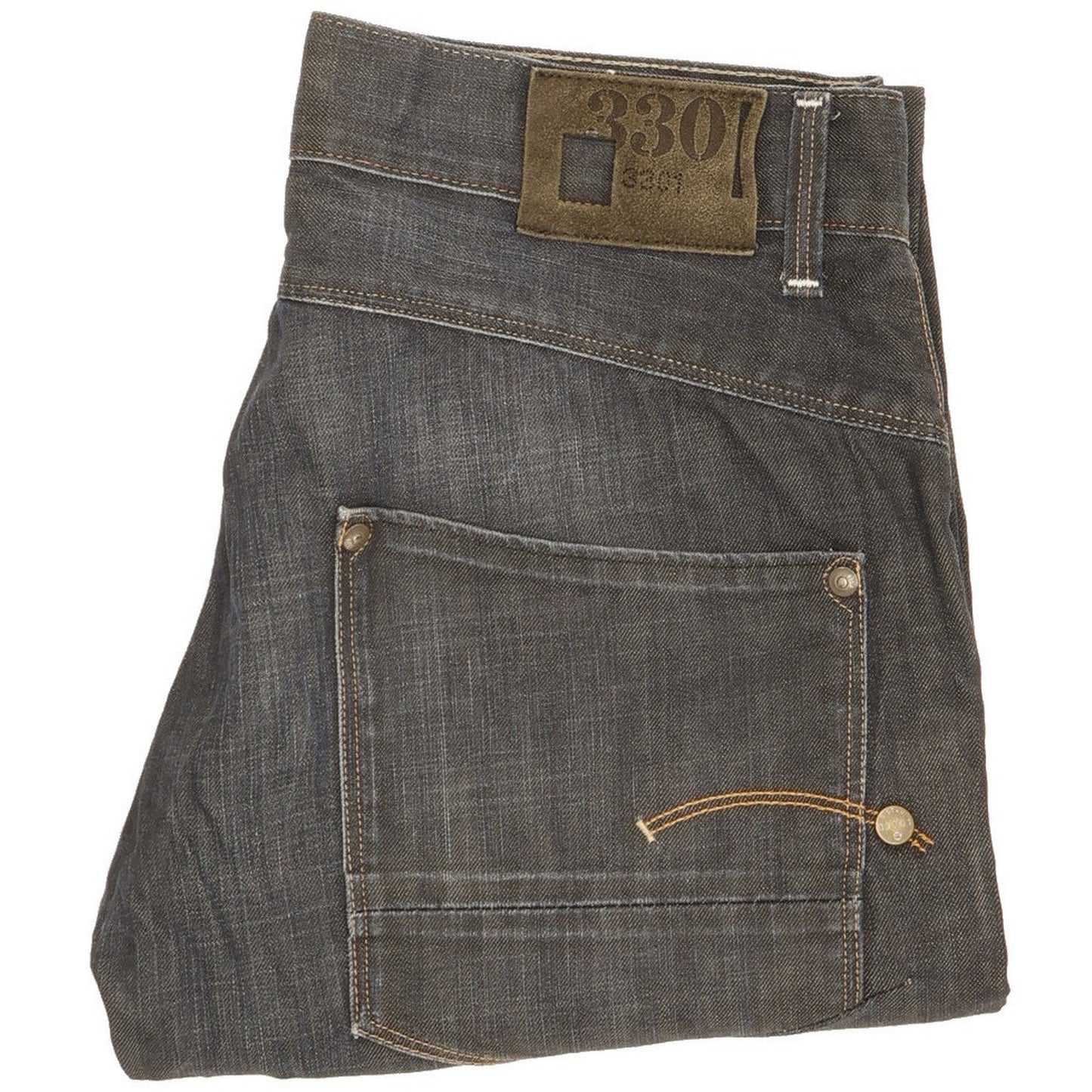 G-Star Men Navy Straight Regular Jeans W30 L30