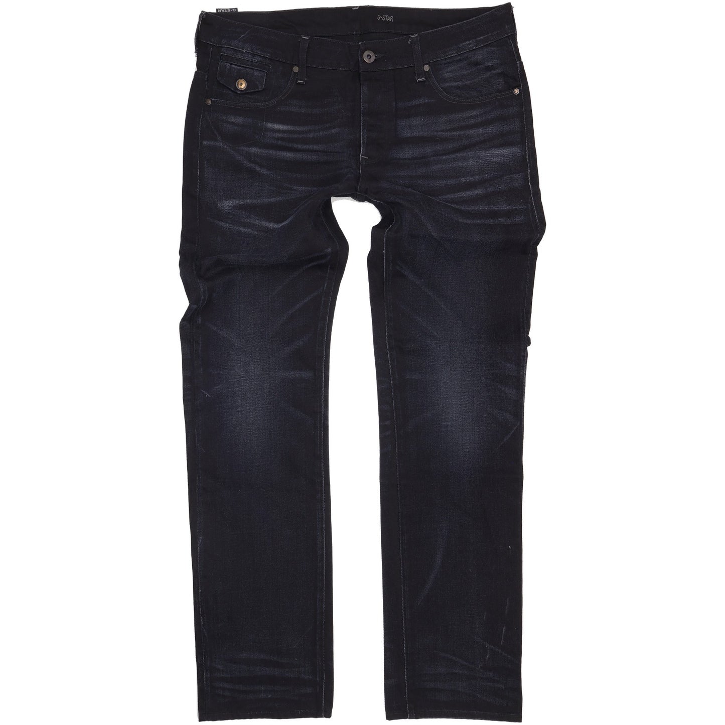 G-Star Morris Men Navy Straight Regular Jeans W36 L36