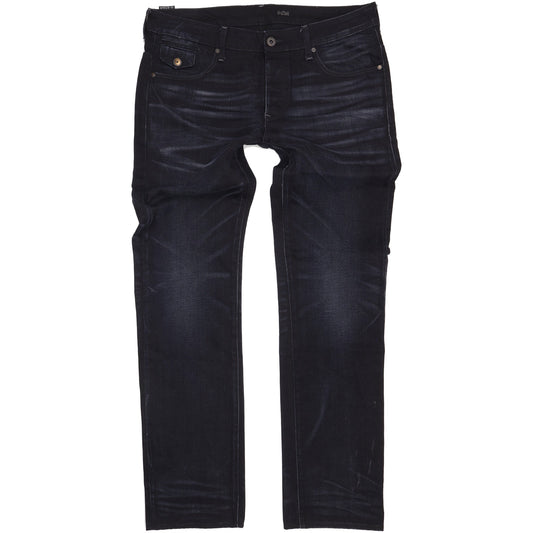 G-Star Morris Men Navy Straight Regular Jeans W36 L36