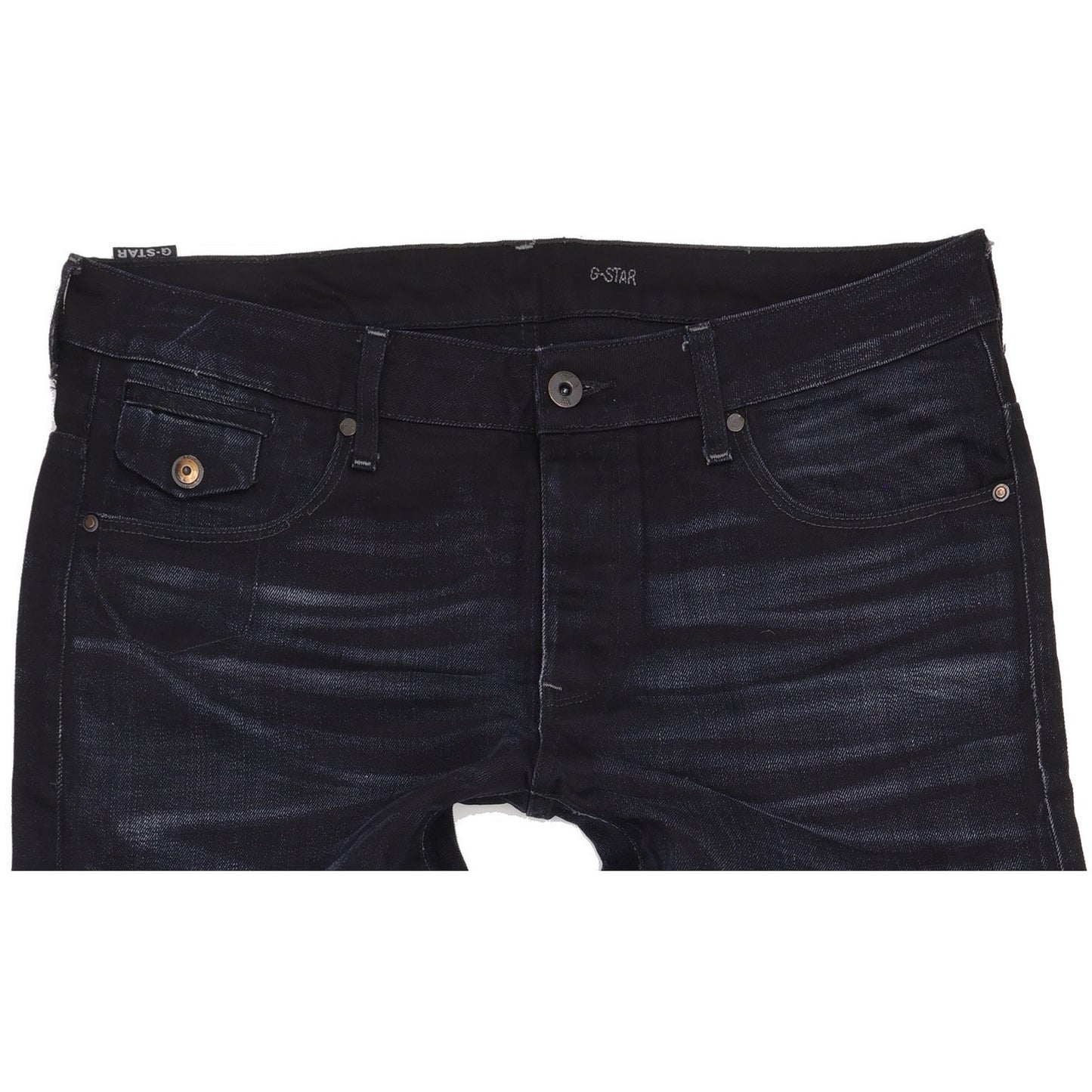 G-Star Morris Men Navy Straight Regular Jeans W36 L36