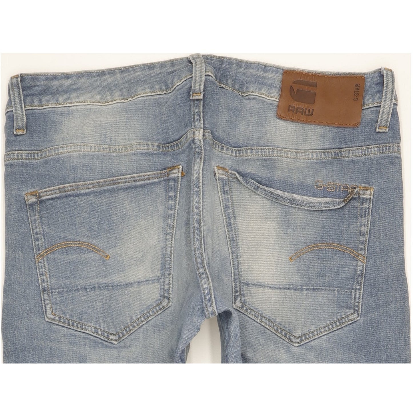 G-Star 3301 Men Blue Tapered Slim Stretch Jeans W33 L32