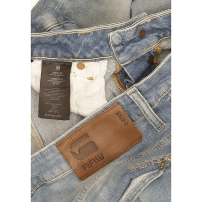 G-Star 3301 Men Blue Tapered Slim Stretch Jeans W33 L32