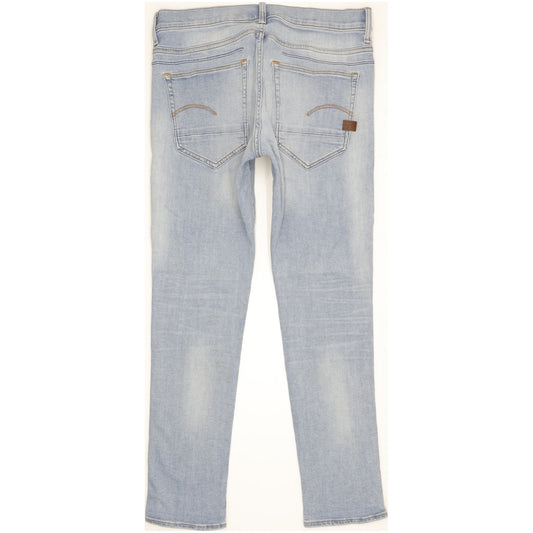 G-Star D-Staq Men Blue Skinny Slim Stretch Jeans W32 L30