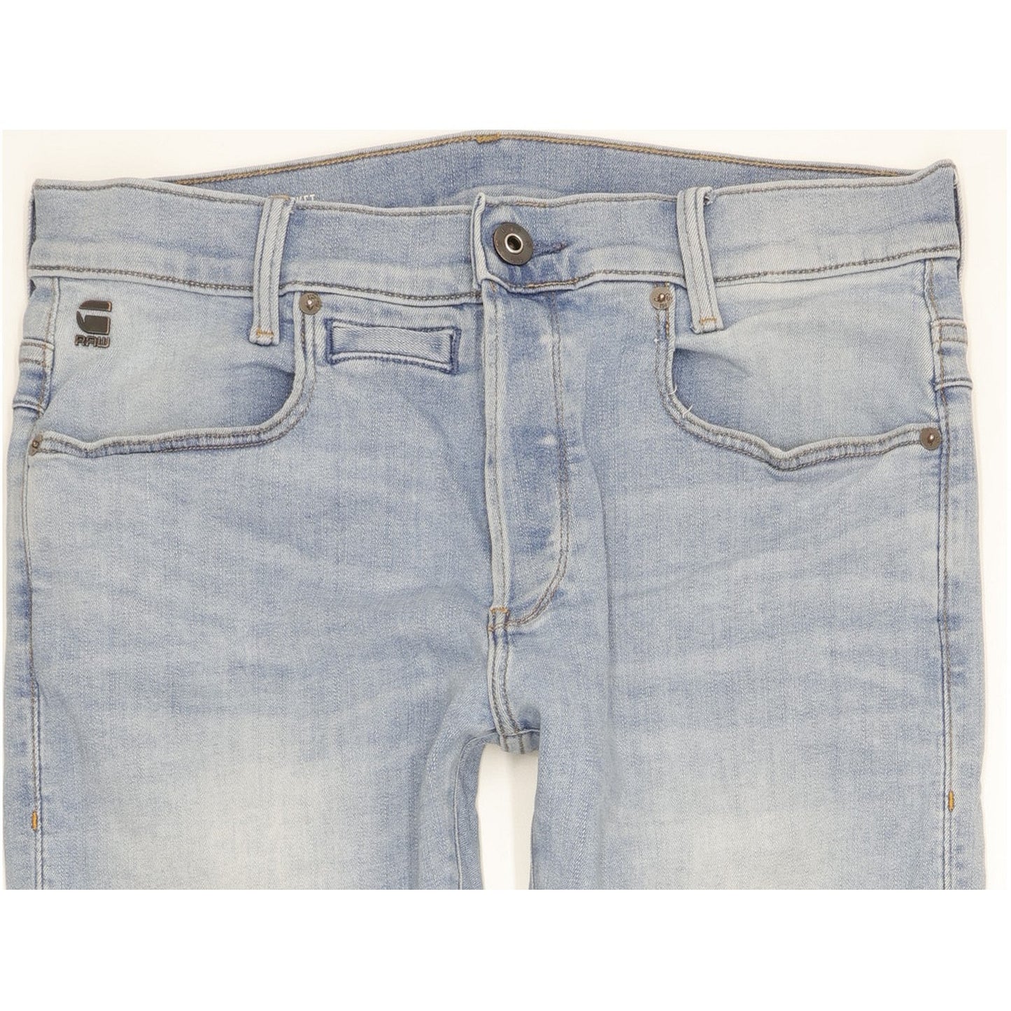 G-Star D-Staq Men Blue Skinny Slim Stretch Jeans W32 L30