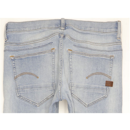 G-Star D-Staq Men Blue Skinny Slim Stretch Jeans W32 L30