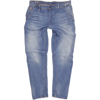 G-Star Grip 3D Men Blue Tapered Relaxed Jeans W36 L36