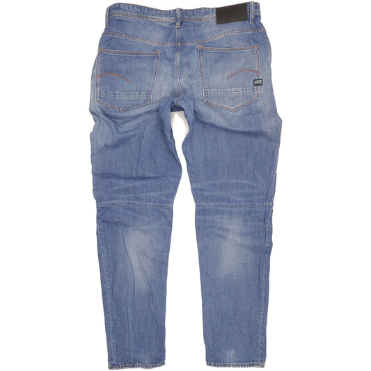 G-Star Grip 3D Men Blue Tapered Relaxed Jeans W36 L36