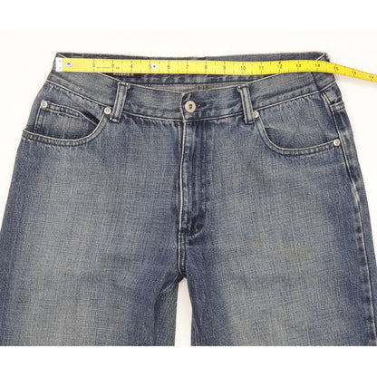 Lee Men Blue Straight Regular Jeans W29 L28