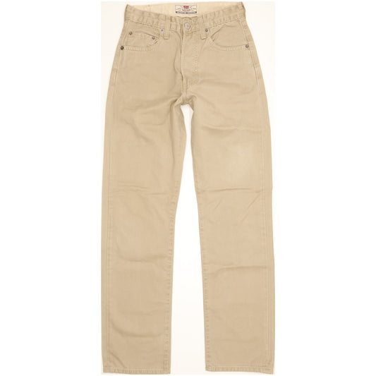 Levi's 401 Men Beige Straight Regular Jeans W26 L30