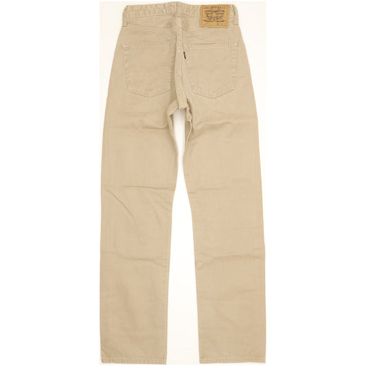 Levi's 401 Men Beige Straight Regular Jeans W26 L30