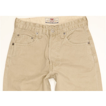 Levi's 401 Men Beige Straight Regular Jeans W26 L30