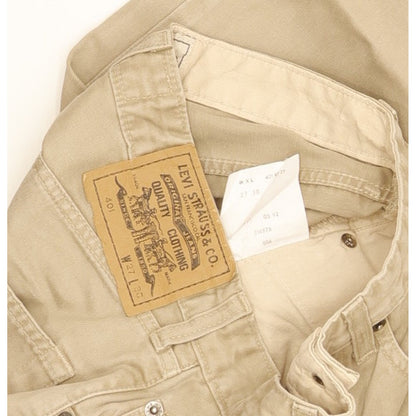 Levi's 401 Men Beige Straight Regular Jeans W26 L30