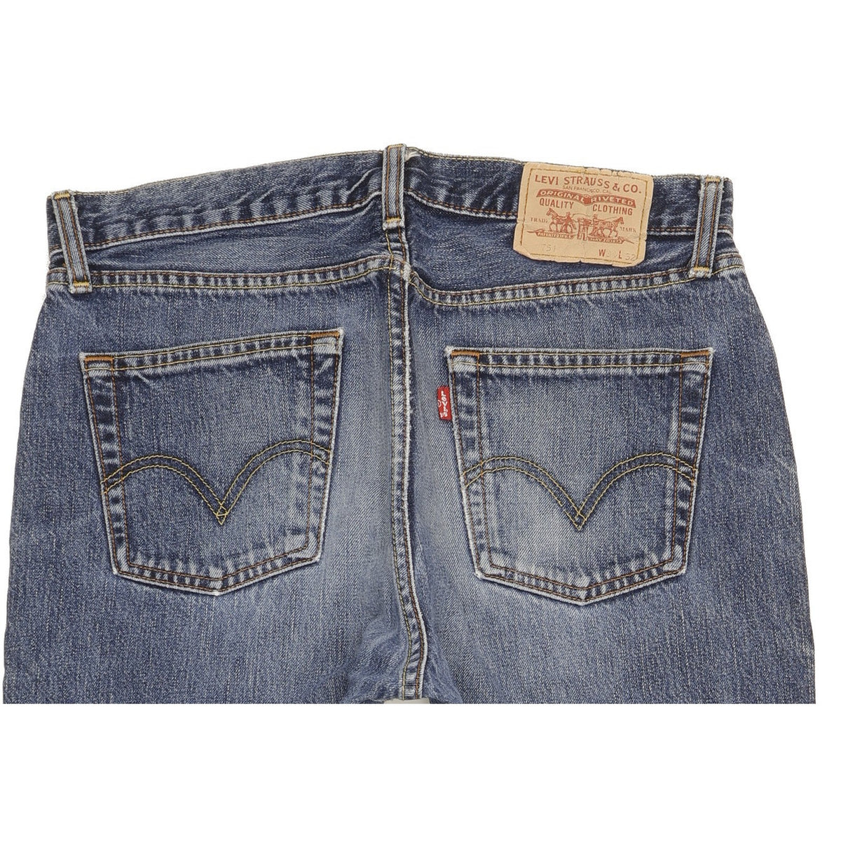 Levi's 751 Men Blue Straight Regular Jeans W34 L31