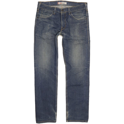 Levi's 504 Men Blue Straight Regular Jeans W34 L32