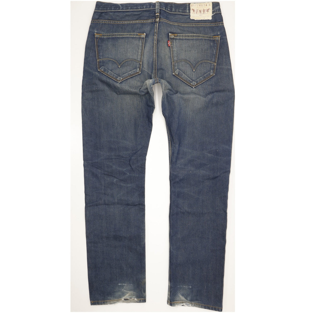 Levi's 504 Men Blue Straight Regular Jeans W34 L32