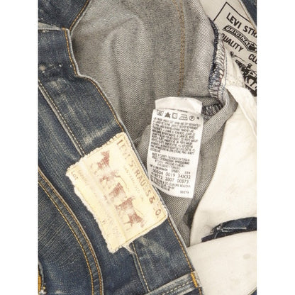 Levi's 504 Men Blue Straight Regular Jeans W34 L32