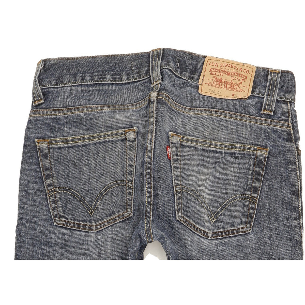 Levi's 506 Men Blue Straight Regular Jeans W32 L31