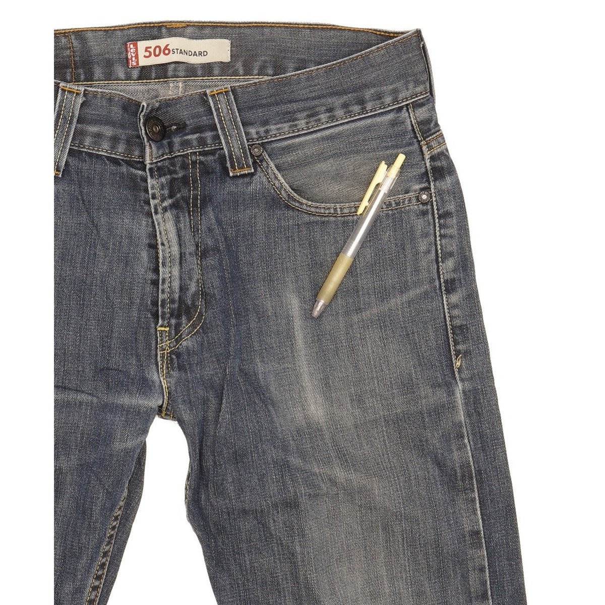 Levi's 506 Men Blue Straight Regular Jeans W32 L31
