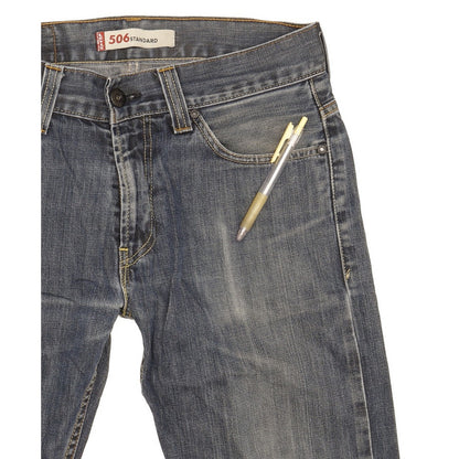 Levi's 506 Men Blue Straight Regular Jeans W32 L31