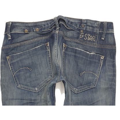 G-Star Midge Women Blue Straight Slim Stretch Jeans W30 L32