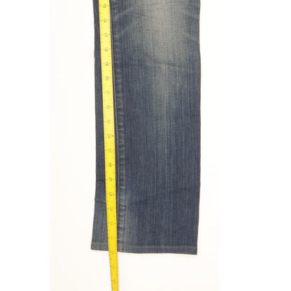 G-Star Midge Women Blue Straight Slim Stretch Jeans W30 L32