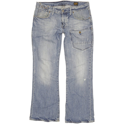 G-Star Knight Men Blue Bootcut Regular Jeans W32 L31