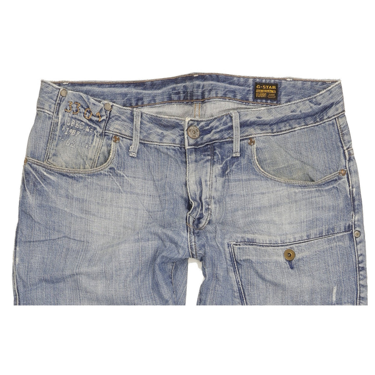 G-Star Knight Men Blue Bootcut Regular Jeans W32 L31