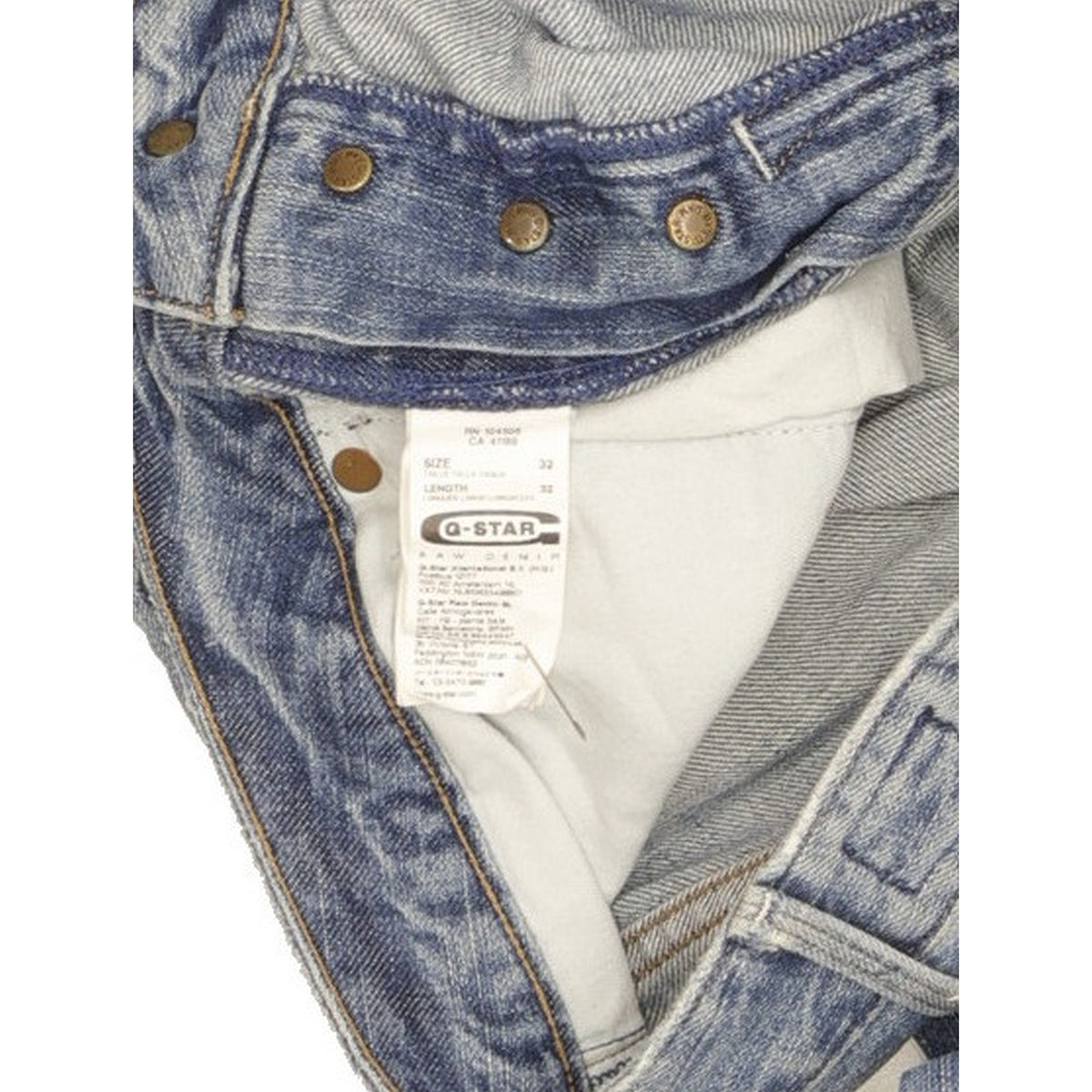 G-Star Knight Men Blue Bootcut Regular Jeans W32 L31