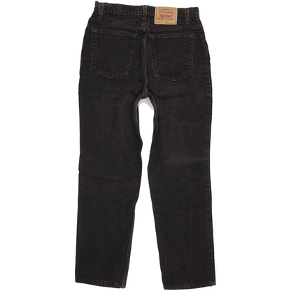 Levi's Made in USA Men Black Tapered Relaxed Jeans W28 L28