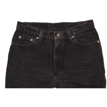 Levi's Made in USA Men Black Tapered Relaxed Jeans W28 L28