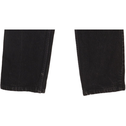 Levi's Made in USA Men Black Tapered Relaxed Jeans W28 L28