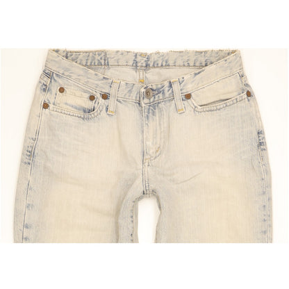G-Star Women Blue Straight Slim Jeans W28 L30