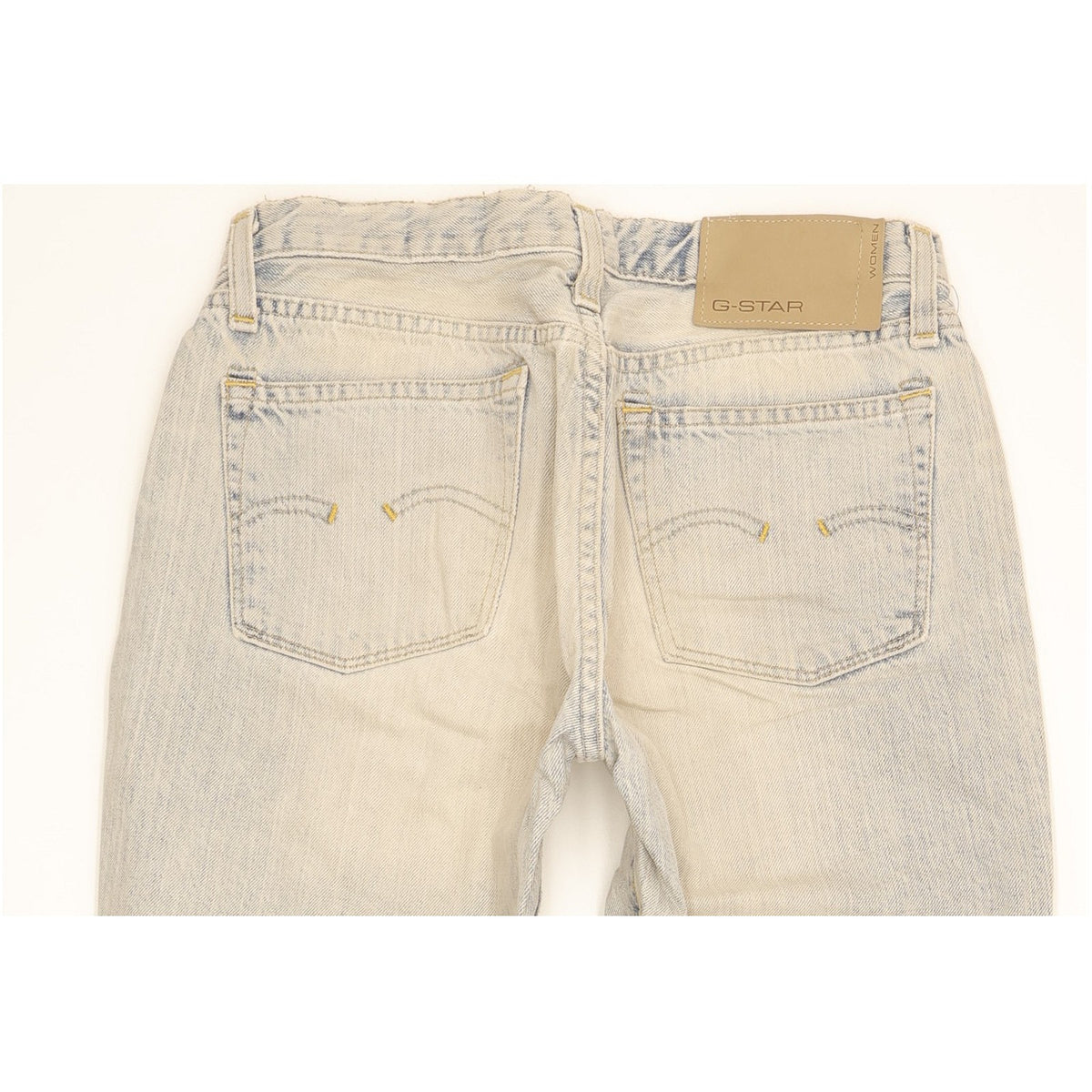 G-Star Women Blue Straight Slim Jeans W28 L30