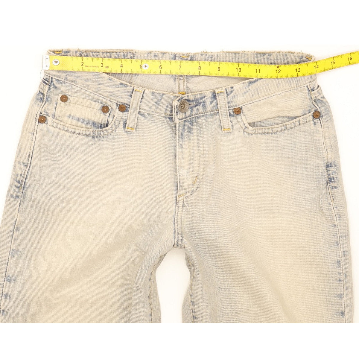 G-Star Women Blue Straight Slim Jeans W28 L30