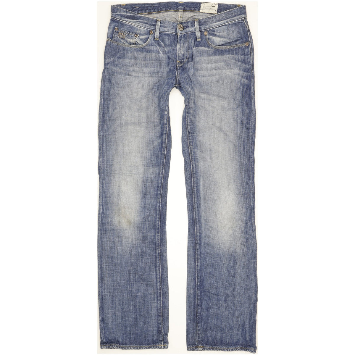 G-Star 3301 Correct Women Blue Straight Slim Jeans W27 L32