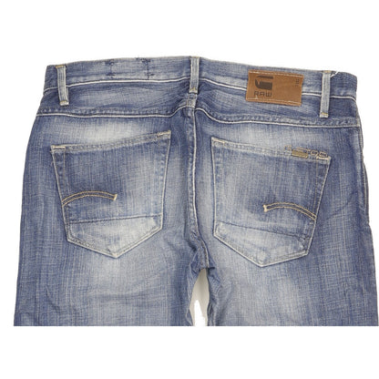 G-Star 3301 Correct Women Blue Straight Slim Jeans W27 L32