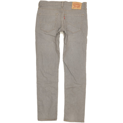 Levi's 511 Men Grey Straight Slim Stretch Jeans W31 L31