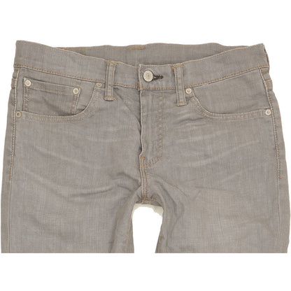 Levi's 511 Men Grey Straight Slim Stretch Jeans W31 L31
