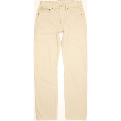 Levi's 501 Men Beige Straight Regular Jeans W30 L33