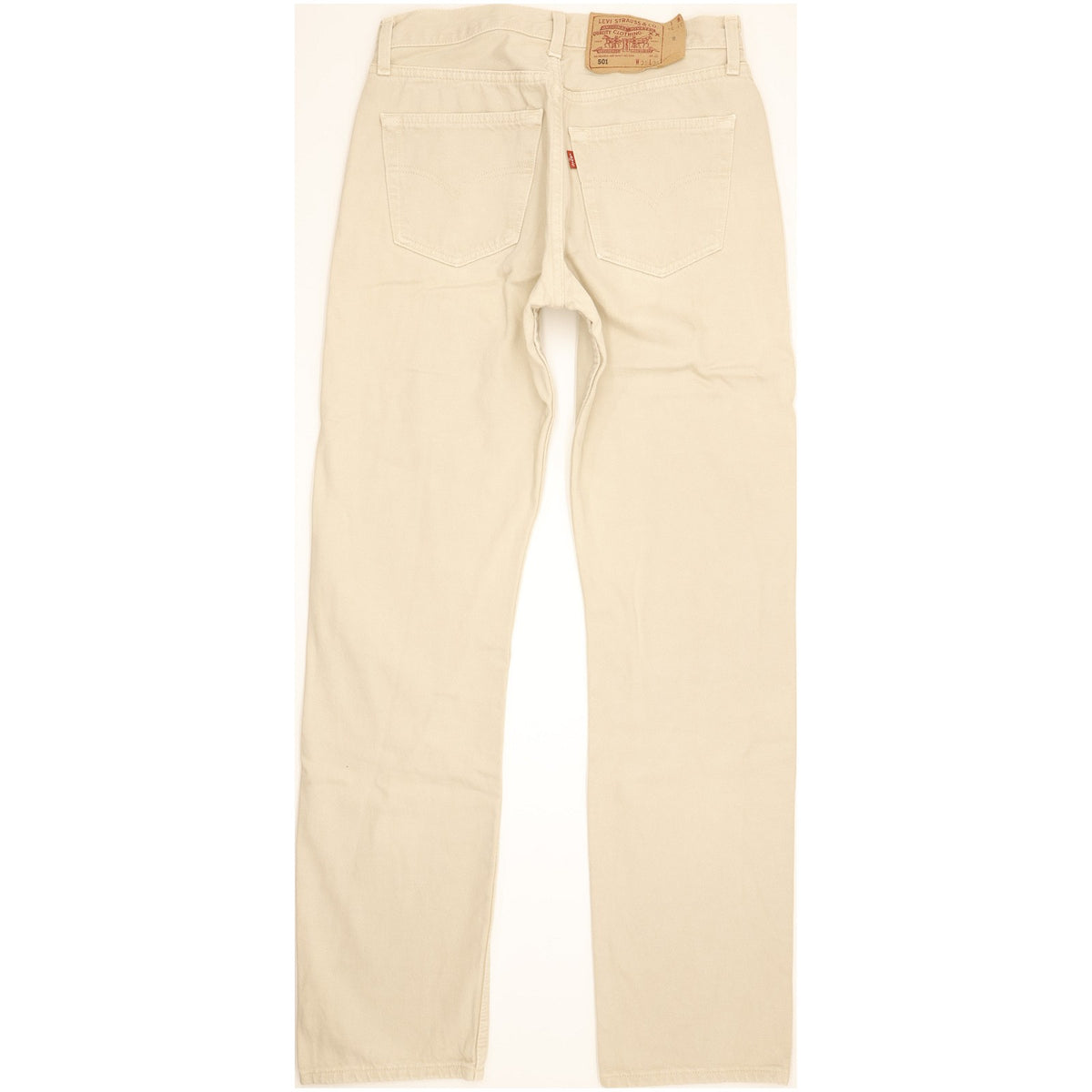 Levi's 501 Men Beige Straight Regular Jeans W30 L33