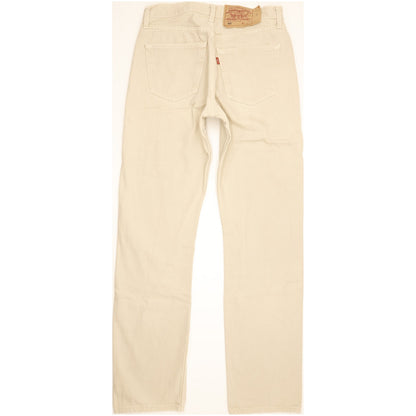 Levi's 501 Men Beige Straight Regular Jeans W30 L33
