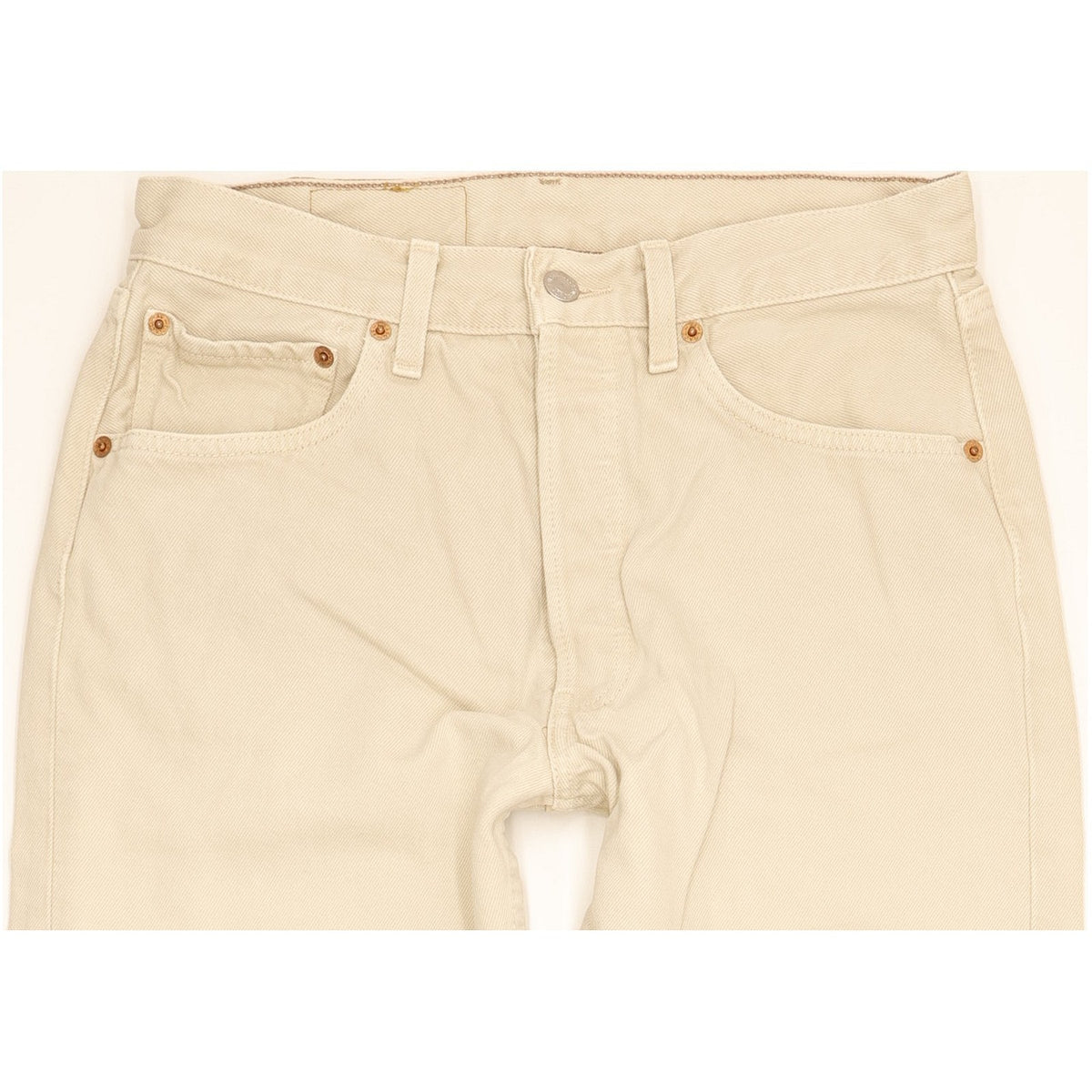 Levi's 501 Men Beige Straight Regular Jeans W30 L33